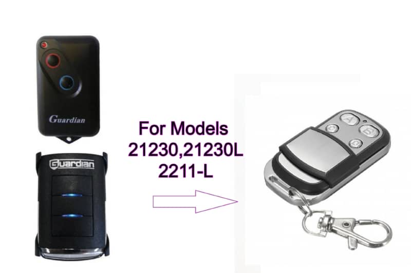 guardian compatible garage remote control