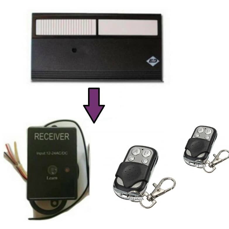 B&D Control A Door 4 remote -Model 062150 27.145 Mhz