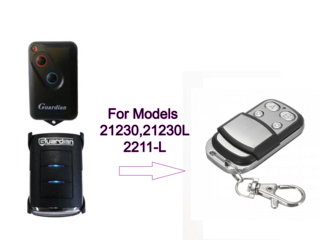 Guardian Compatible Garage Door Remote Control 4 Button