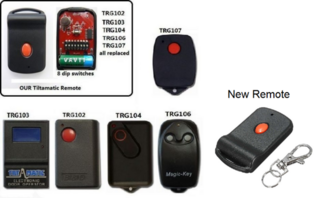 Ahi Trv-300 Keyring Garage Door Remote